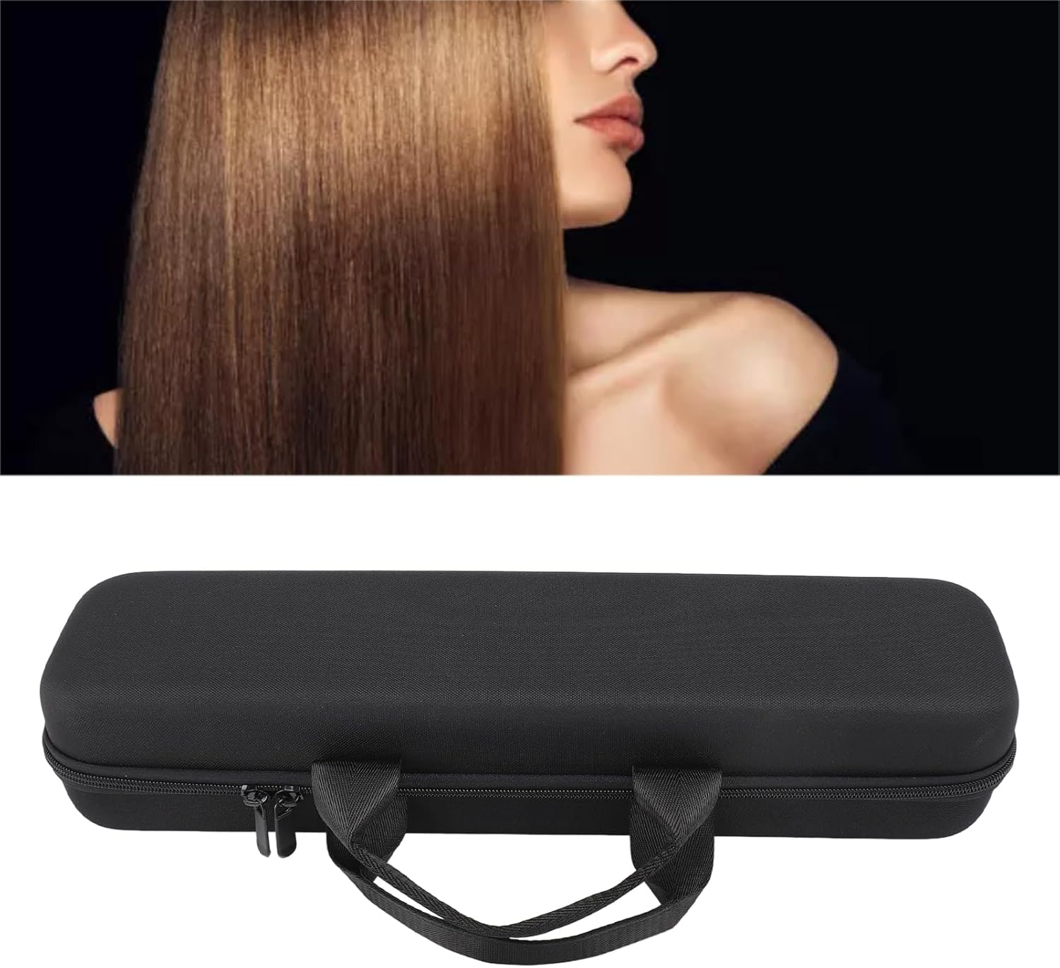 Hair Straightener Hard Carrying Case for Airstrait HT0, Professional EVA Lightweight Sturdy Travel Carrying Case. image number 6