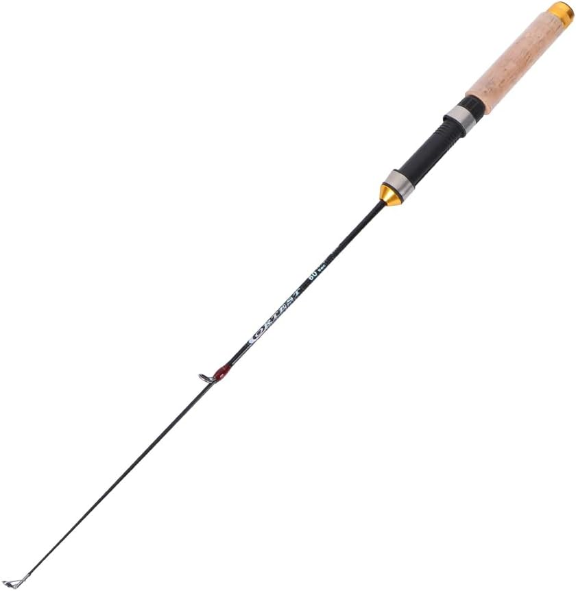 TOYANDONA Pocket Telescopic Fishing Rod, 25.6 Inch Carbon Mini Ultra-Light Ice Fishing Rod Cork Handle, Travel Fishing Pole for Saltwater Freshwater Fishing Gifts for Man image number 4