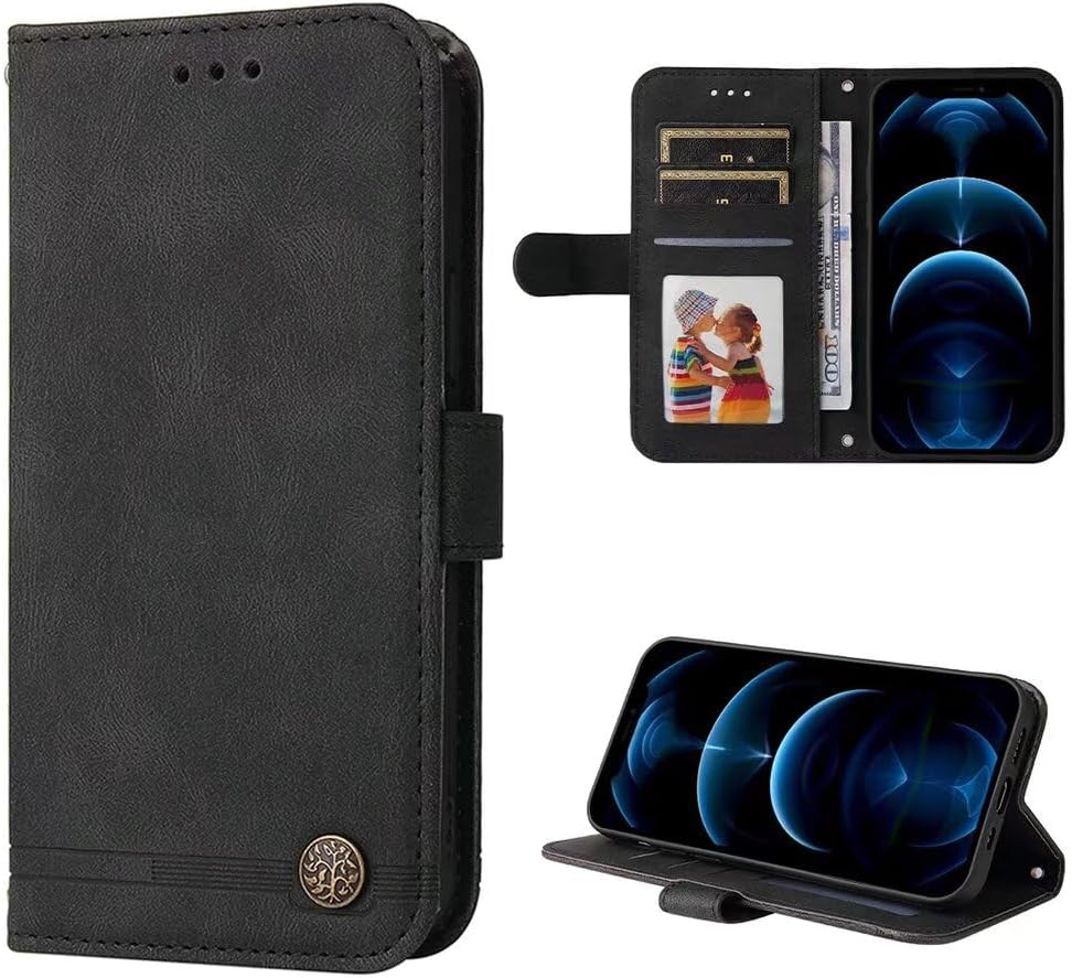 SEAHAI Case for Oppo A5 Pro 5G/4G Mobile Phone Case, Flip PU Wallet Protective Case with Stand/Card Slot/Magnetic Shockproof Leather Case, Ultra Thin Flip Case - Blue