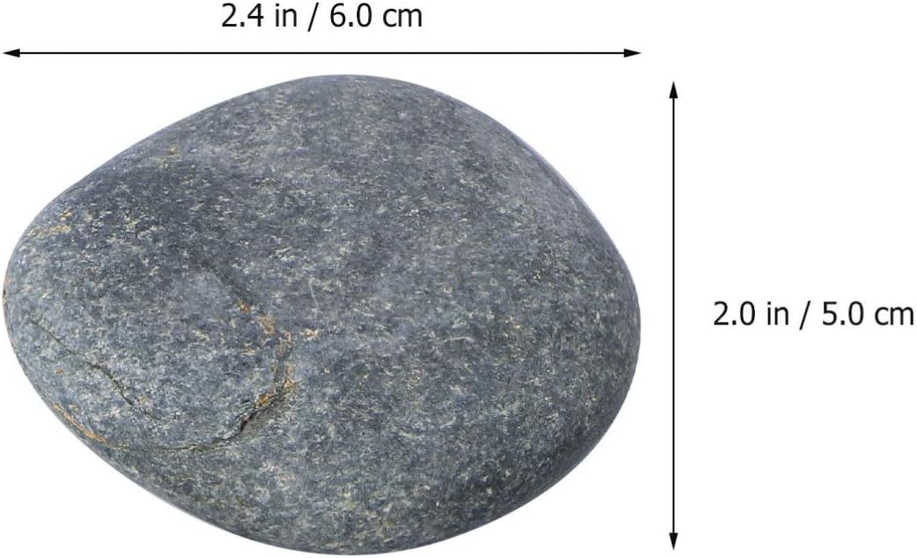 JOINPAYA 6Pcs Painted Stone Pebbles Painting Stones Rock Garden Pebble Painting Kit Large image number 2