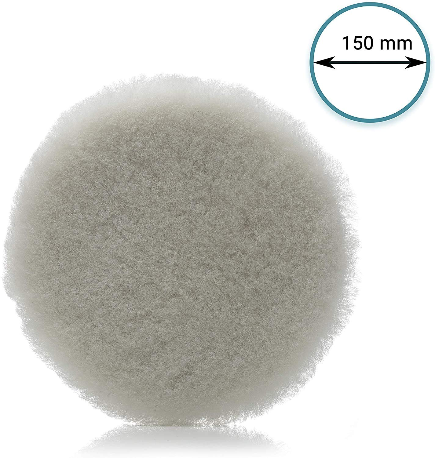 Glass Polish (150Mm) Pro-Line Natural Long Pile Wool Pad - GP16012