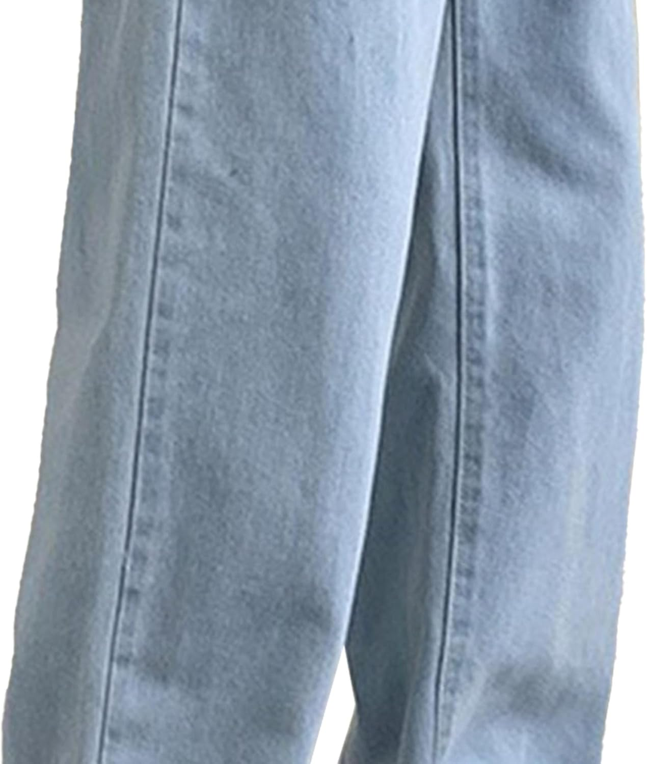 Men'S Loose Wide Leg Jeans Baggy Y2K Streetwear Denim Pants Stylish Casual Hip Hop Solid Jean, Blue 2, M image number 4