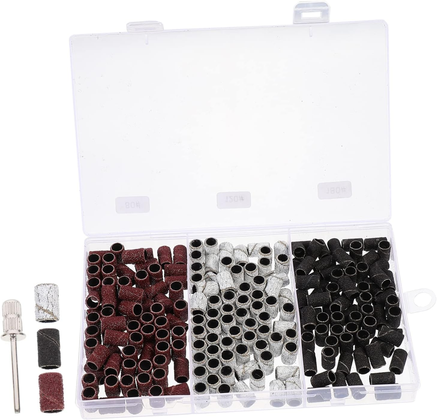 MERRYHAPY 75Pcs Professional Nail Art Shop Tool Environmental-Friendly Material Polishing Ring Nail Sanding Bands Fine