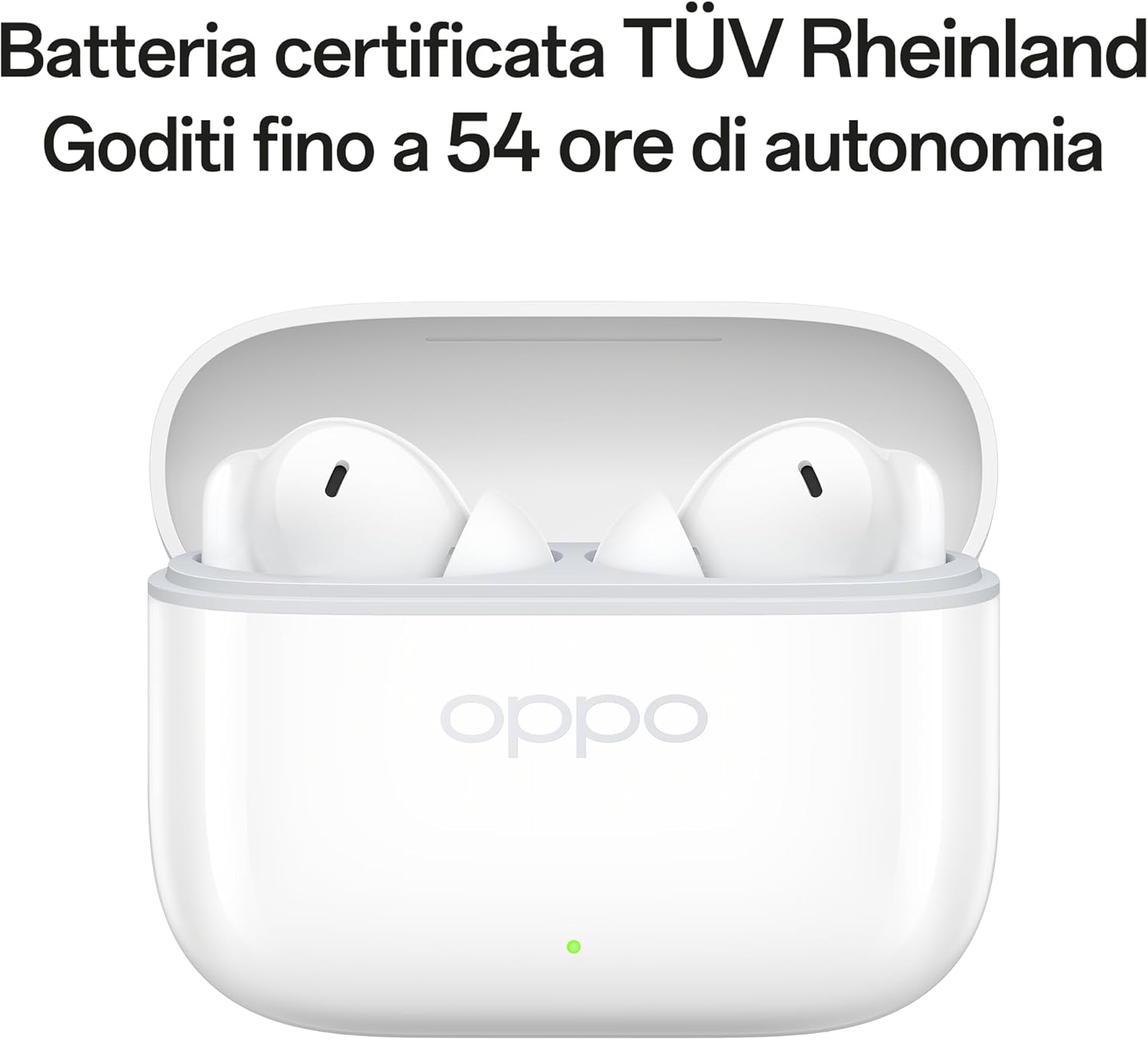 OPPO Enco Buds3 Pro True Wireless Headphones, 54 Hours Runtime, Dynamic Driver 12.4Mm, BT 5.4, Touch Control, Passive Noise Cancellation, Android and Ios, IP55, [Italian Version] image number 4