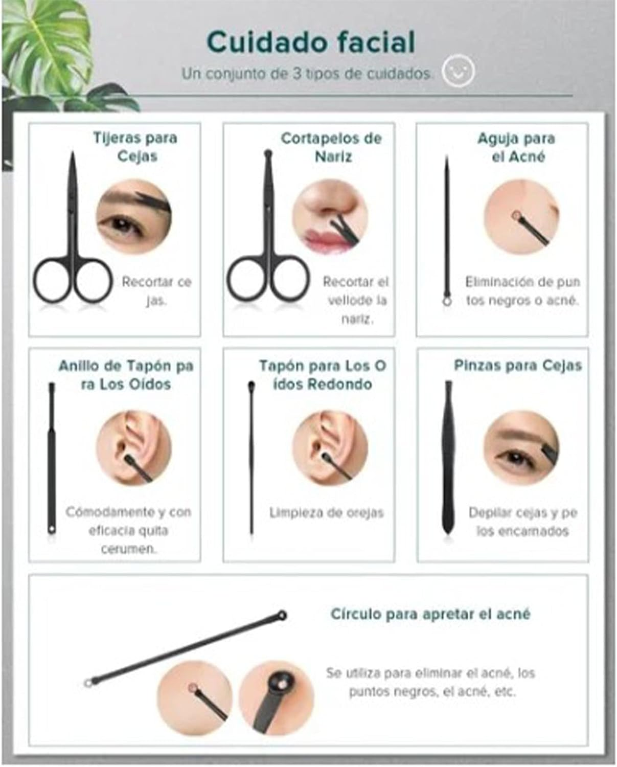 Professional Manicure Set, Nail Clippers Pedicure Kit, 23-Piece Stainless Steel Grooming Kit for Men, Boyfriend, Fathers, with Travel Case, Black image number 5