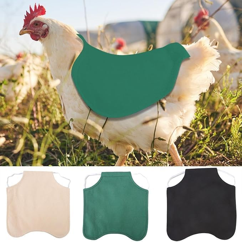 Chicken Saddles for Hens | 3X Chicken Hen Mating Saddle Clothes - Protective Small Medium Breeds Poultry Clothes for Farm Yard Garden Outdoor (Multicolor) image number 1