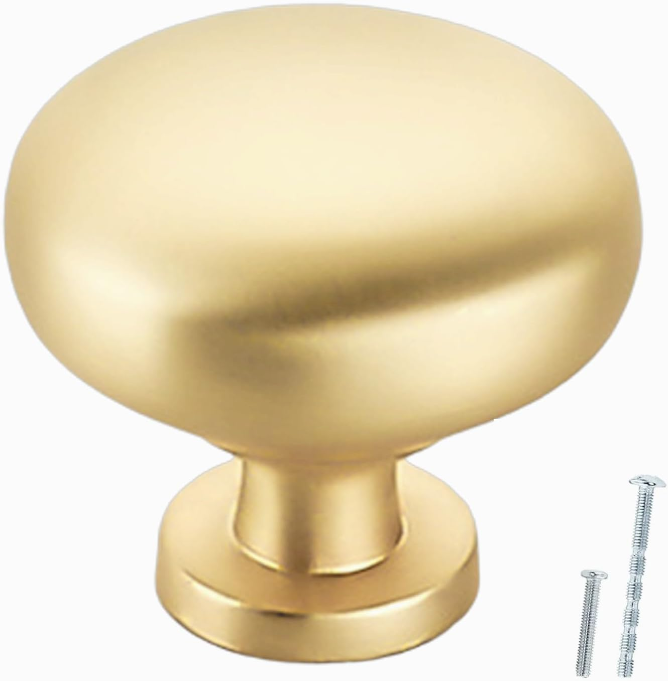 Winbay 8 Pack Cabinet Knobs, Solid Furniture Handles, 50G per Kitchen Pull, for Dresser, Drawer, Cupboard and Wardrobe, Heavy Duty Zinc Alloy Material, Matte Black