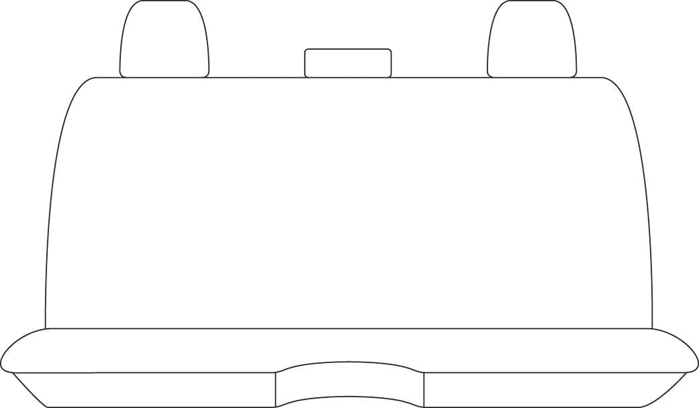 Ford Ranger PY T6.2 XL XLS Dual Cab 2022 -On Neoprene Rear Seat Covers Waterproof image number 4