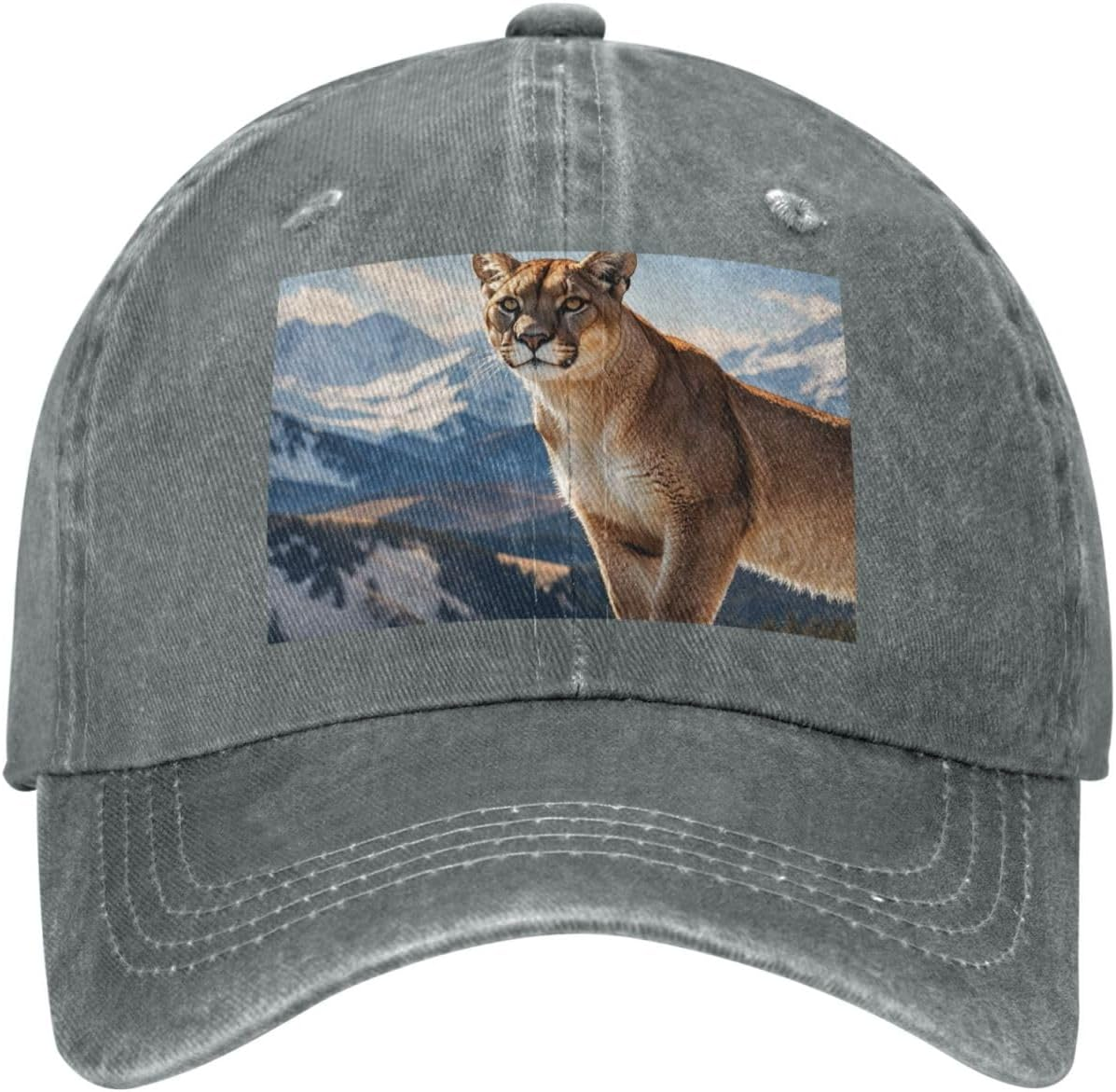 Snapback Trucker Hats Panther Mountain Lion Cowboy Baseball Caps Adjustable Dad Hat Ball Caps for Men Women