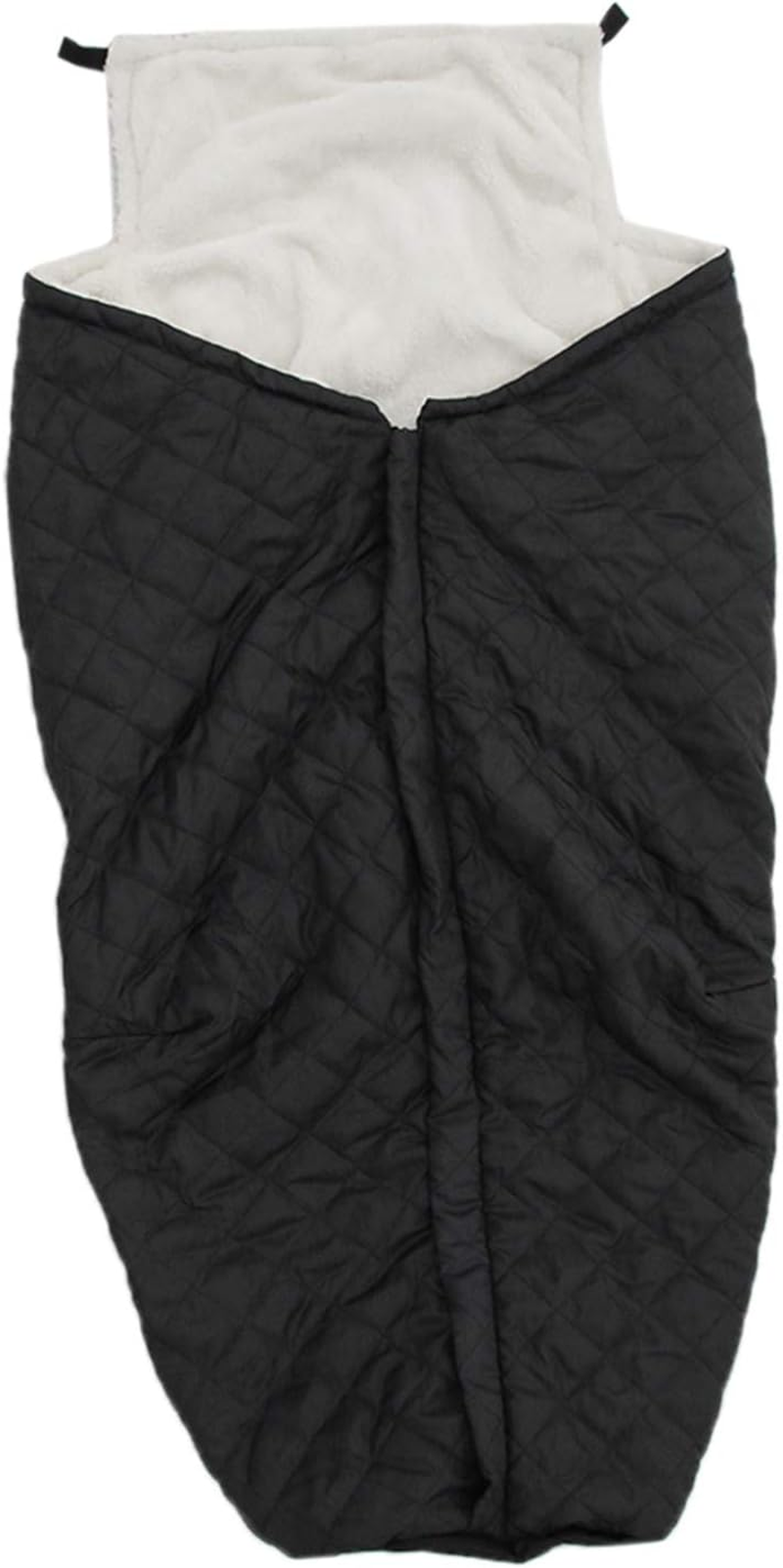 100% Waterproof Fleece-Lined Wheelchair Cozy Cover Windproof for Wheelchairs - Black, 132X65Cm image number 3