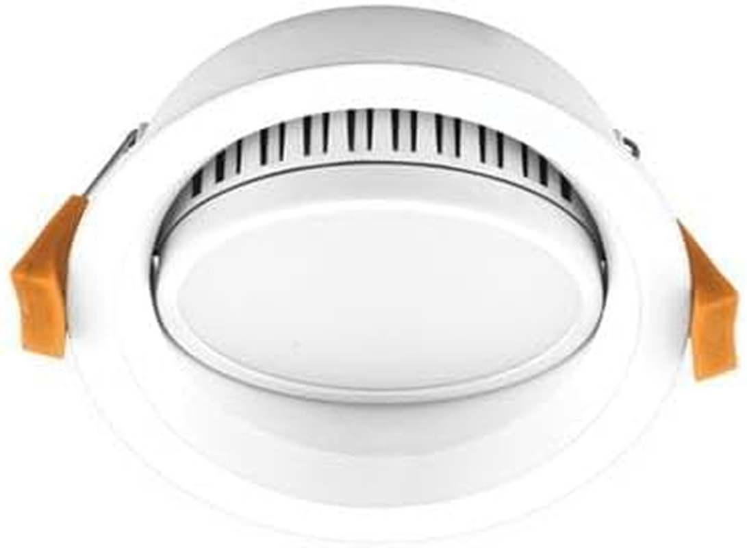 Domus 20430 - DECO-13 round 13W Dimmable LED Tricolour Tiltable IP44 Downlight - White