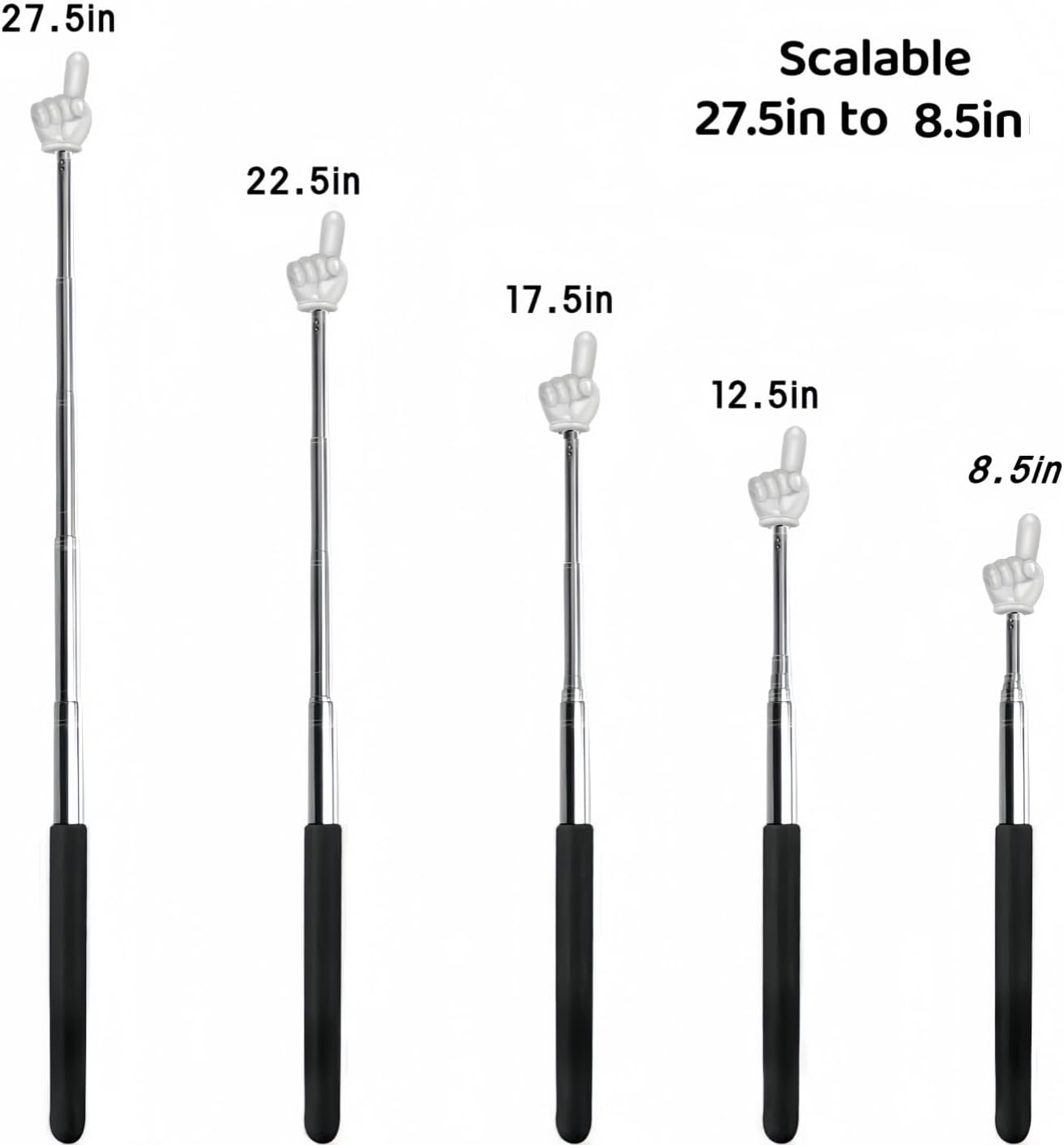 DOLANFYE Children Finger Reading Stick Point Reading Pen Kindergarten Student Teacher Teaching Reading Picture Book Finger Shape Mini Pointer Stick - Blue image number 4