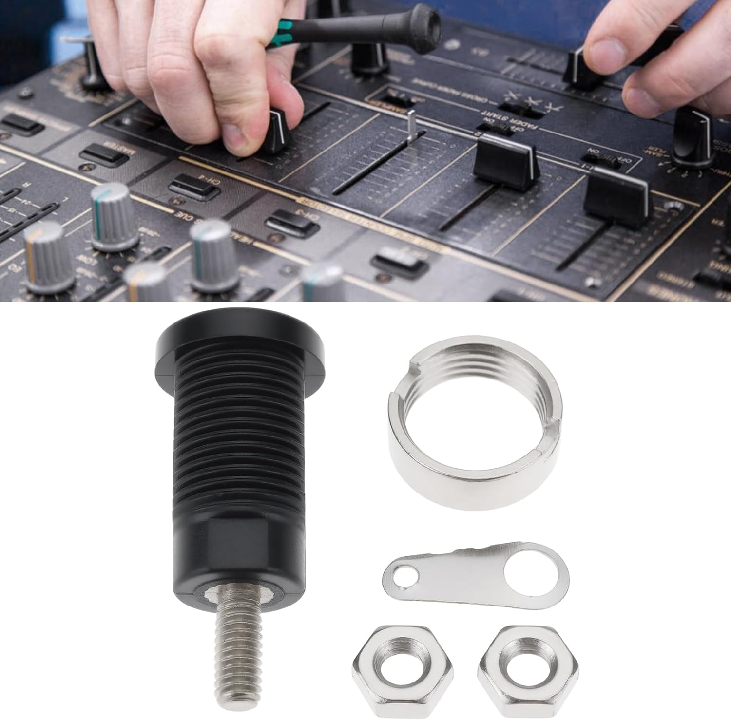 Create Idea 4Pcs 4Mm Banana Socket Pure Copper Insulated Banana Socket for Electrical and Electronic Equipment 14.4X30.7Mm Black image number 5