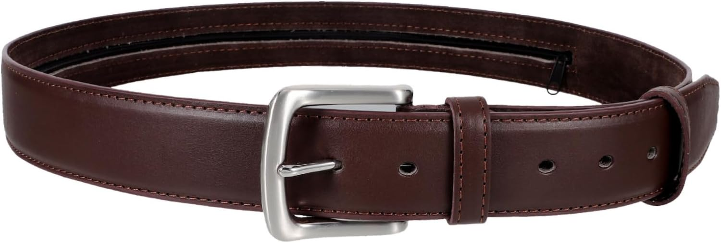 VALICLUD Travel Money Belt for Men Theft Waist Wallet with Hidden Compartments Stylish PU Design for Secure Storage of Cash and Valuables