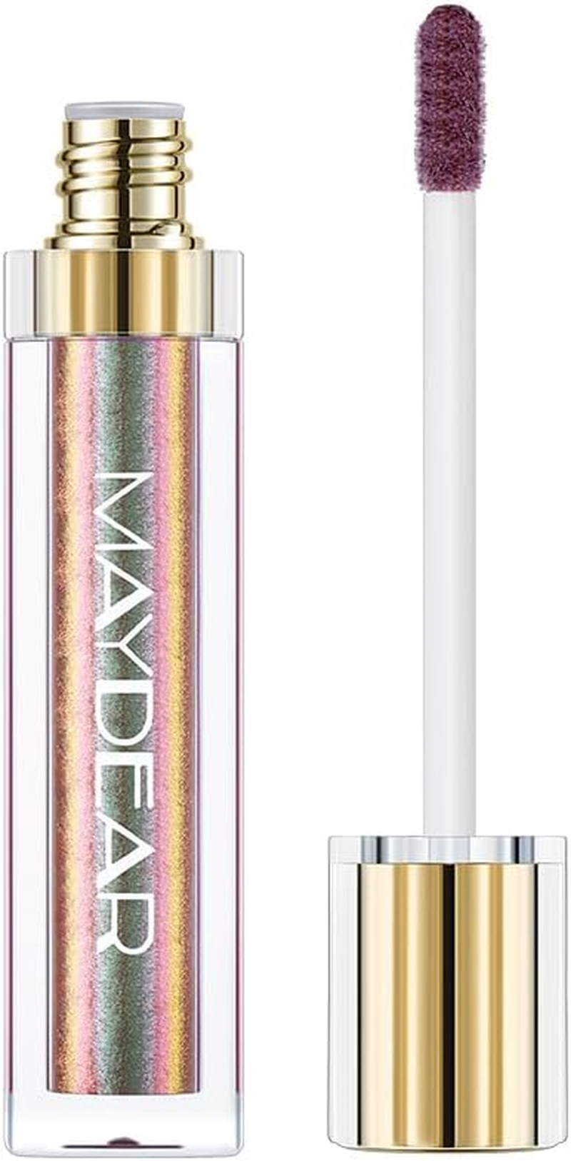 Maydear Chameleon Lipstick Durable Waterproof Colorful Diamond Shimmer Lip Gloss for Women Girls Makeup Set - 1 image number 4