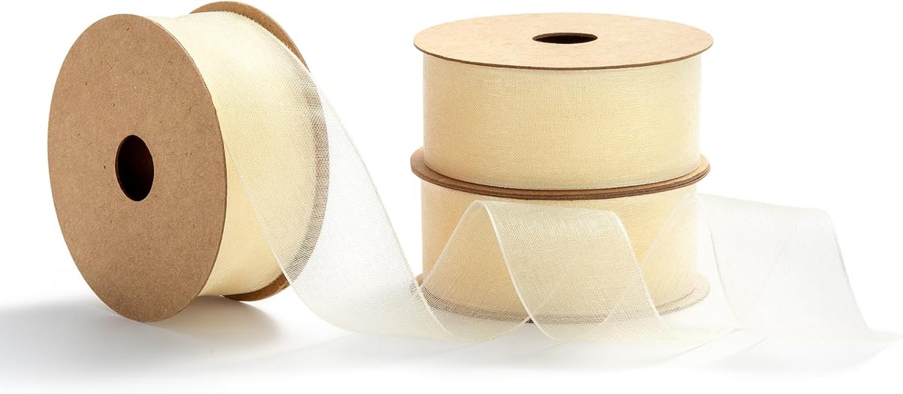 Organza Ribbon - Royal Blue & Navy Blue, 1 Inch X 10 Yd, Silk, Wedding Invitation