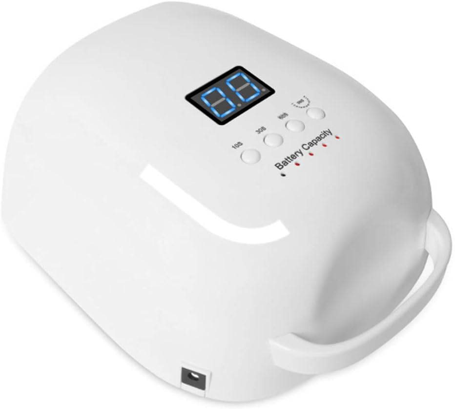 Nail Lamp, 86W Rechargeable LED Gel Nail Lamp,Cordless Nail Dryer,15600Mah Wireless Nail Polish Curing Lamp,Professional Nail Art Manicure Tools image number 5