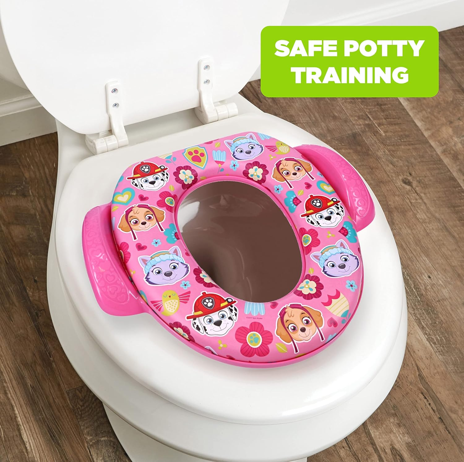 Nickelodeon PAW Patrol "Cool Pups" Soft Potty Seat and Potty Training Seat - Soft Cushion, Baby Potty Training, Safe, Easy to Clean image number 3