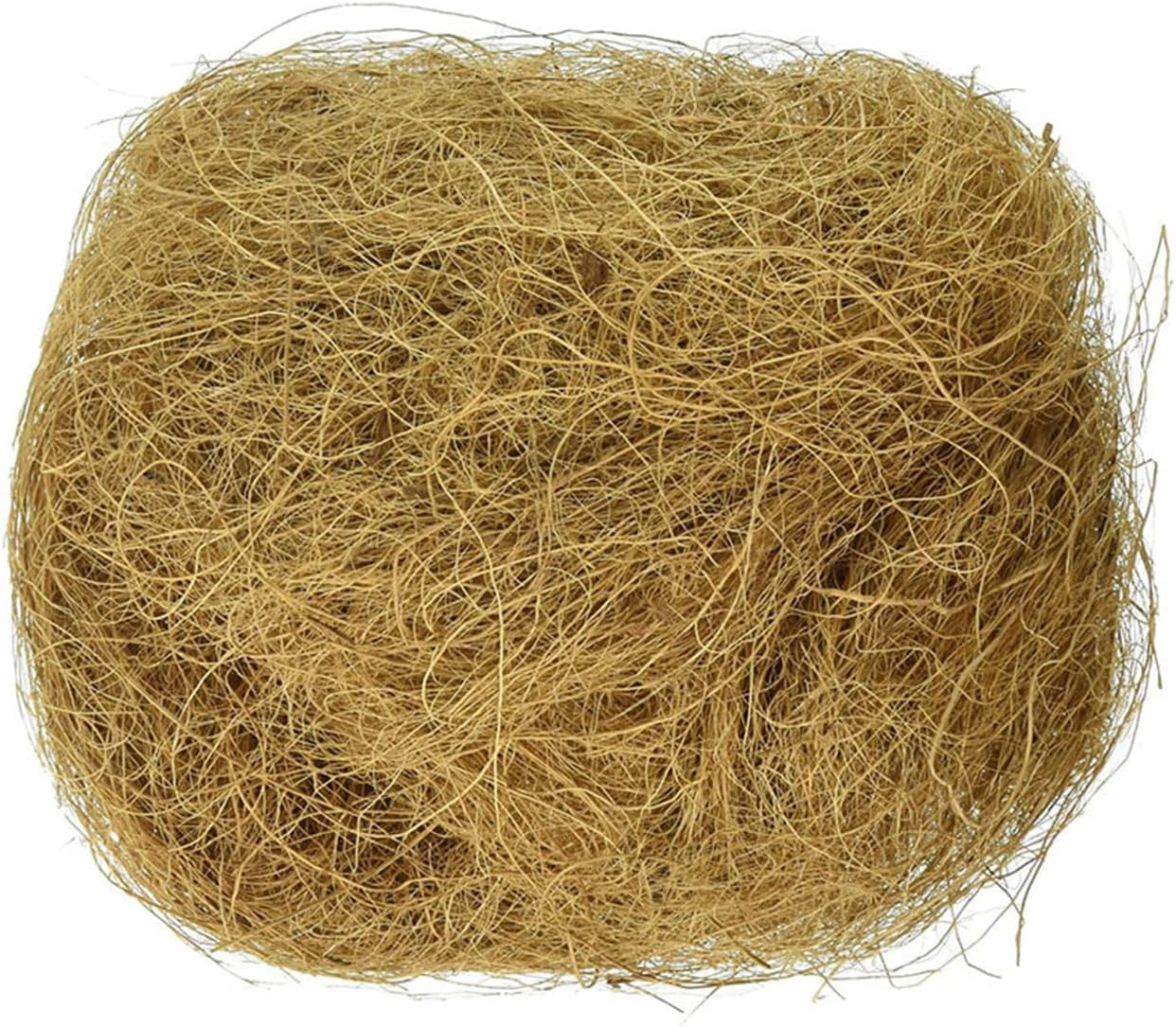 100G Nest Breeding Mat,Bird Nesting Material,Nest Coconut Fiber,For Bird Pet Nesting Supply Palm Brown Silk,Bedding Substrate for Laying Eggs,Small Animal Bedding Nesting Protect image number 2