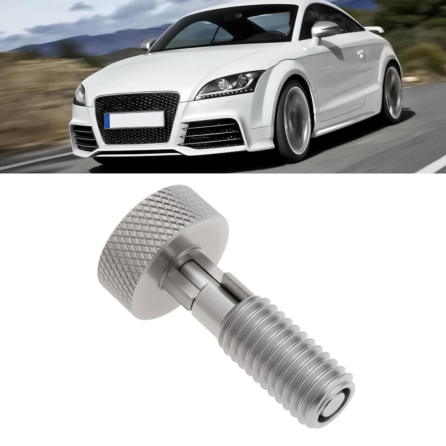 LT Easiyl 2Pcs M10X1.5 Self-Locking Spring Plunger with Knurled Handle Stainless Steel for Chassis Cabinets Appliances Automobiles image number 6