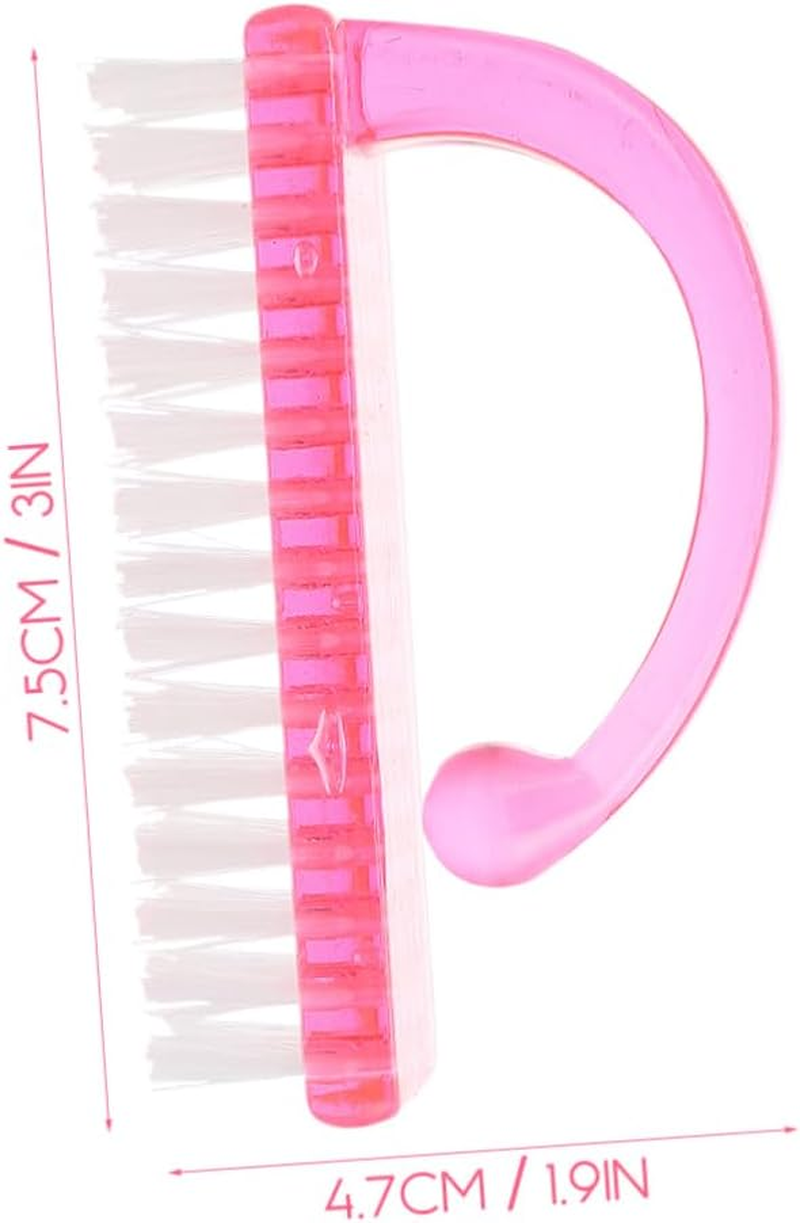 MUSISALY 8Pcs Nail Art Brush Dust Brush for Nail Care and Cleaning Comfortable Grip Design Wear-Resistant Bristles Manicure image number 6