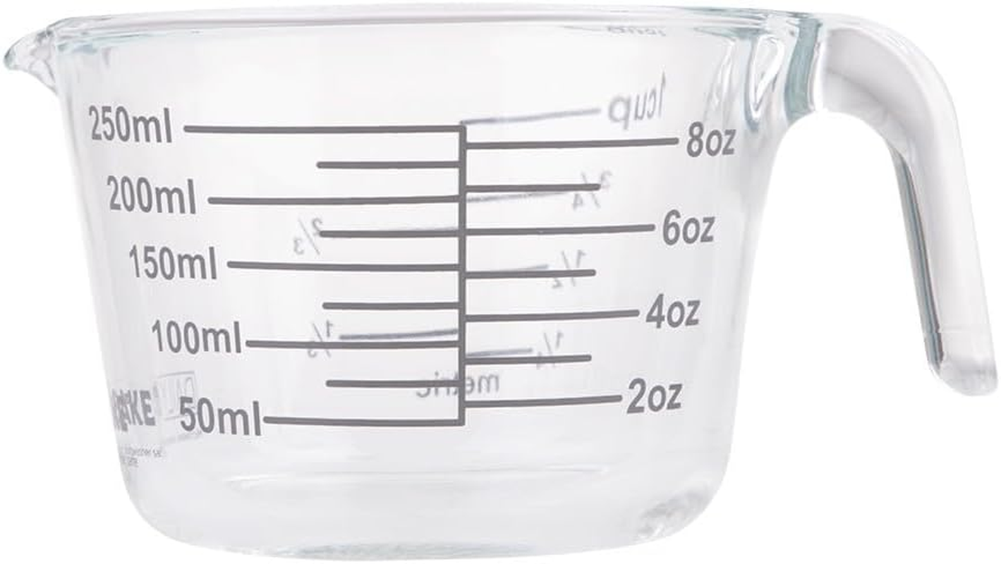 Daily Bake Borosilicate Glass Measure Jug 1 Cup/ 250 Ml
