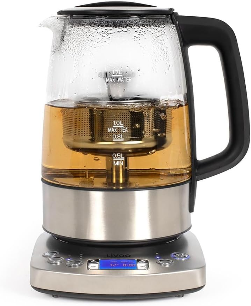 Livoo DOD209 Automatic Teapot Kettle 1.7 L, Glass image number 3