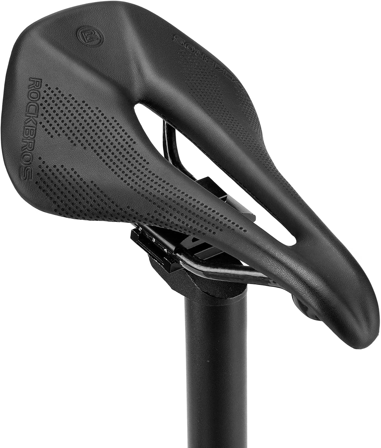 ROCKBROS Bike Seat Lightweight Carbon Fiber Bike Saddle Comfortable Road Bike Seat Bicycle Accessories for Men Women Pneumatic Cycling Saddle Cushion Shock Absorbing for Road MTB Mountain Bikes image number 4