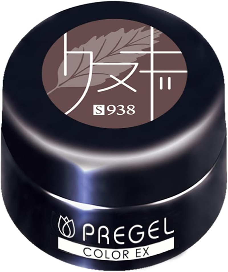 PRE GEL PG-CE938 Color EX Kunugi, 0.1 Oz (3 G), UV/LED Compatible
