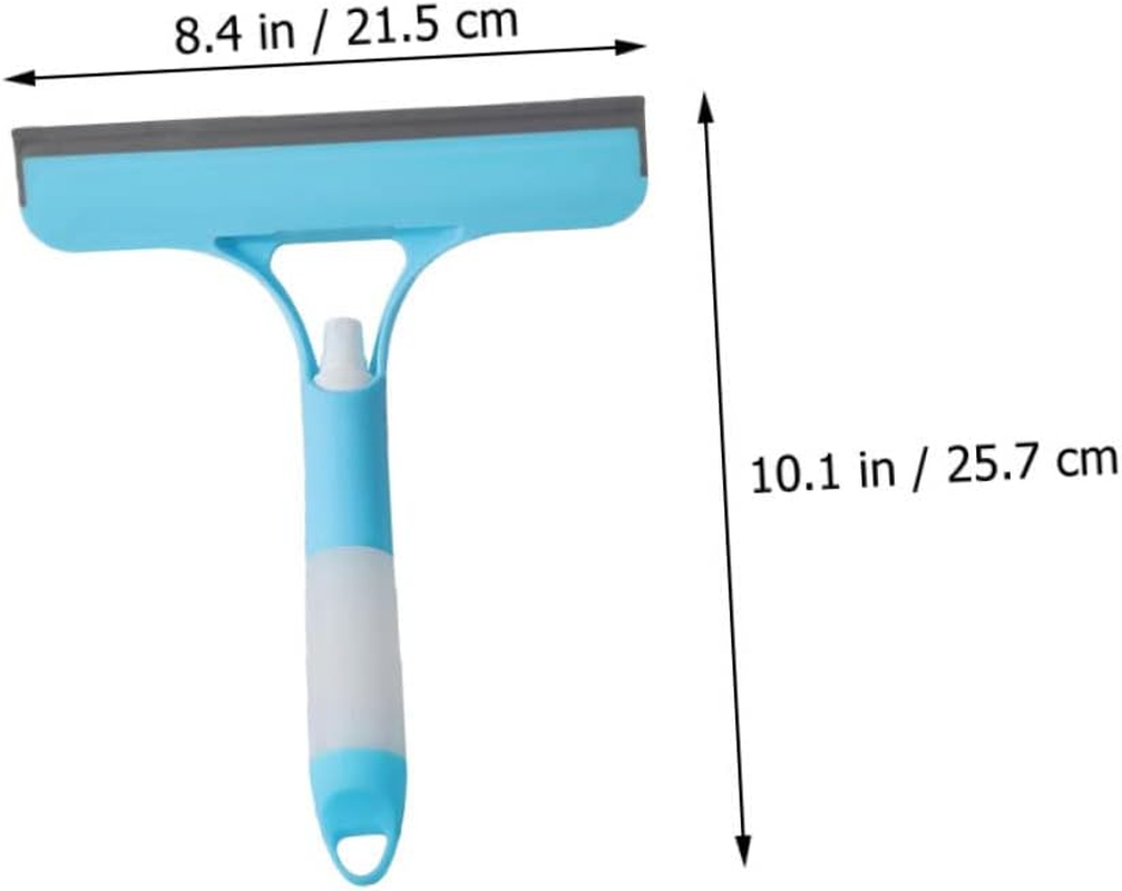 DECHOUS 3Pcs Shower Glass Squeegee with Sprayer Bottle Window Cleaner Tool for Home Stubborn for Shower Doors and Mirrors