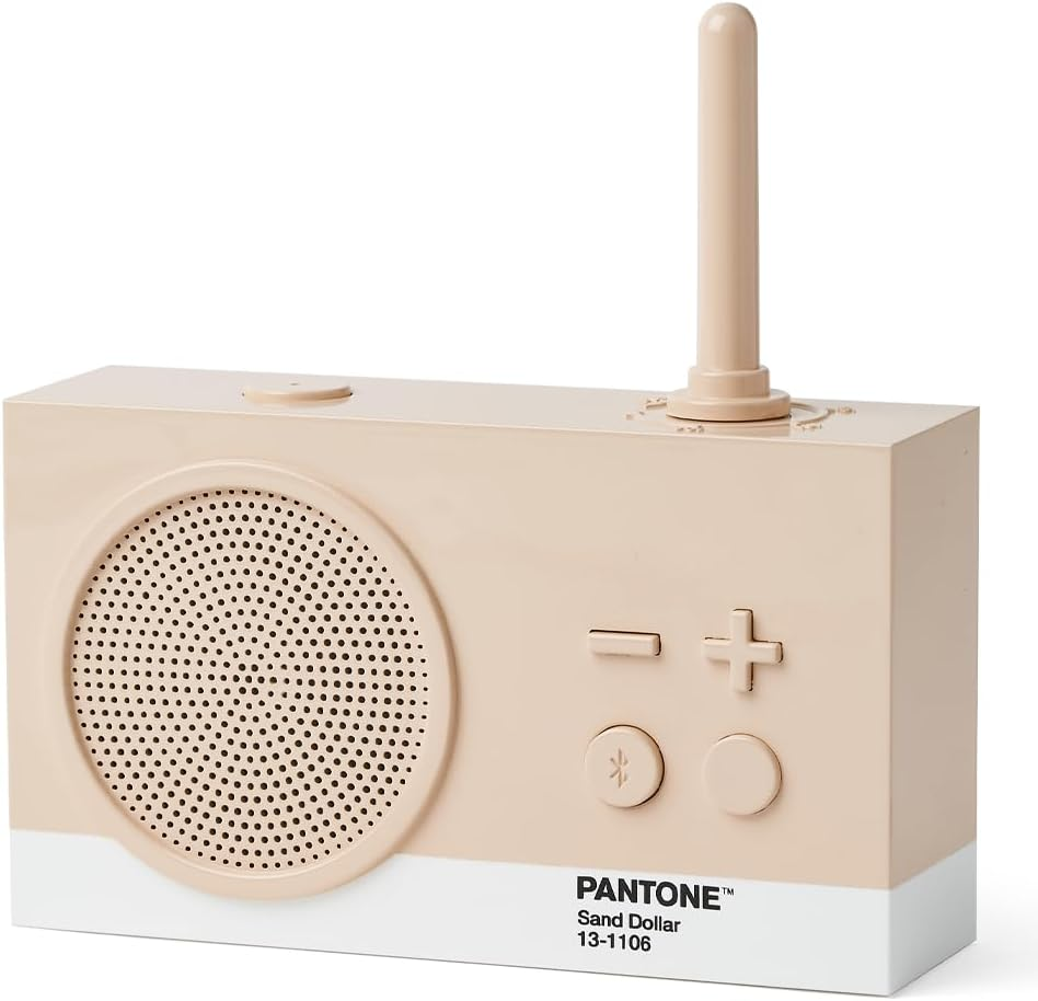 Lexon Thykho 3 FM Radio & Bluetooth Speaker Pantone - Sand image number 2