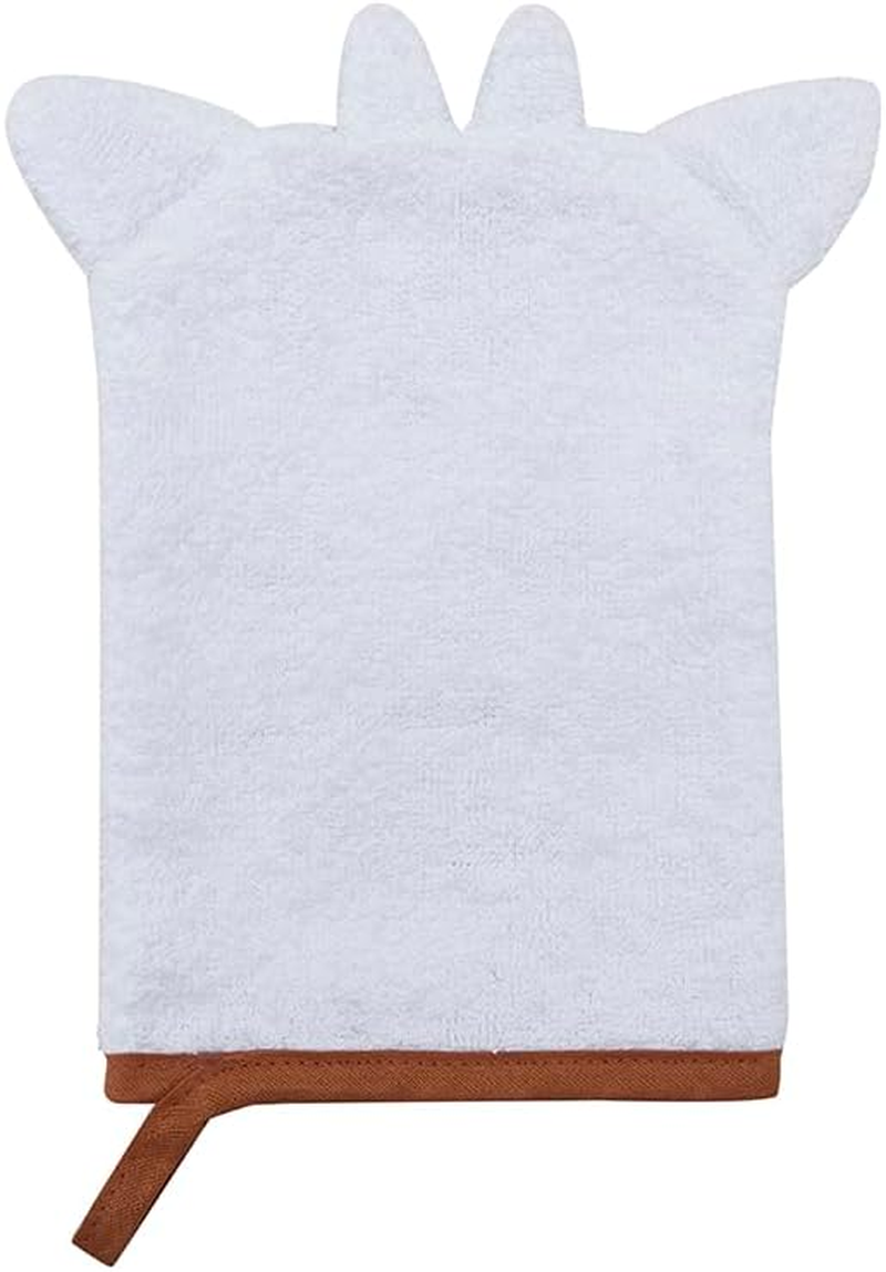 Snugtime Mitten-Giraffe Hodded Towel