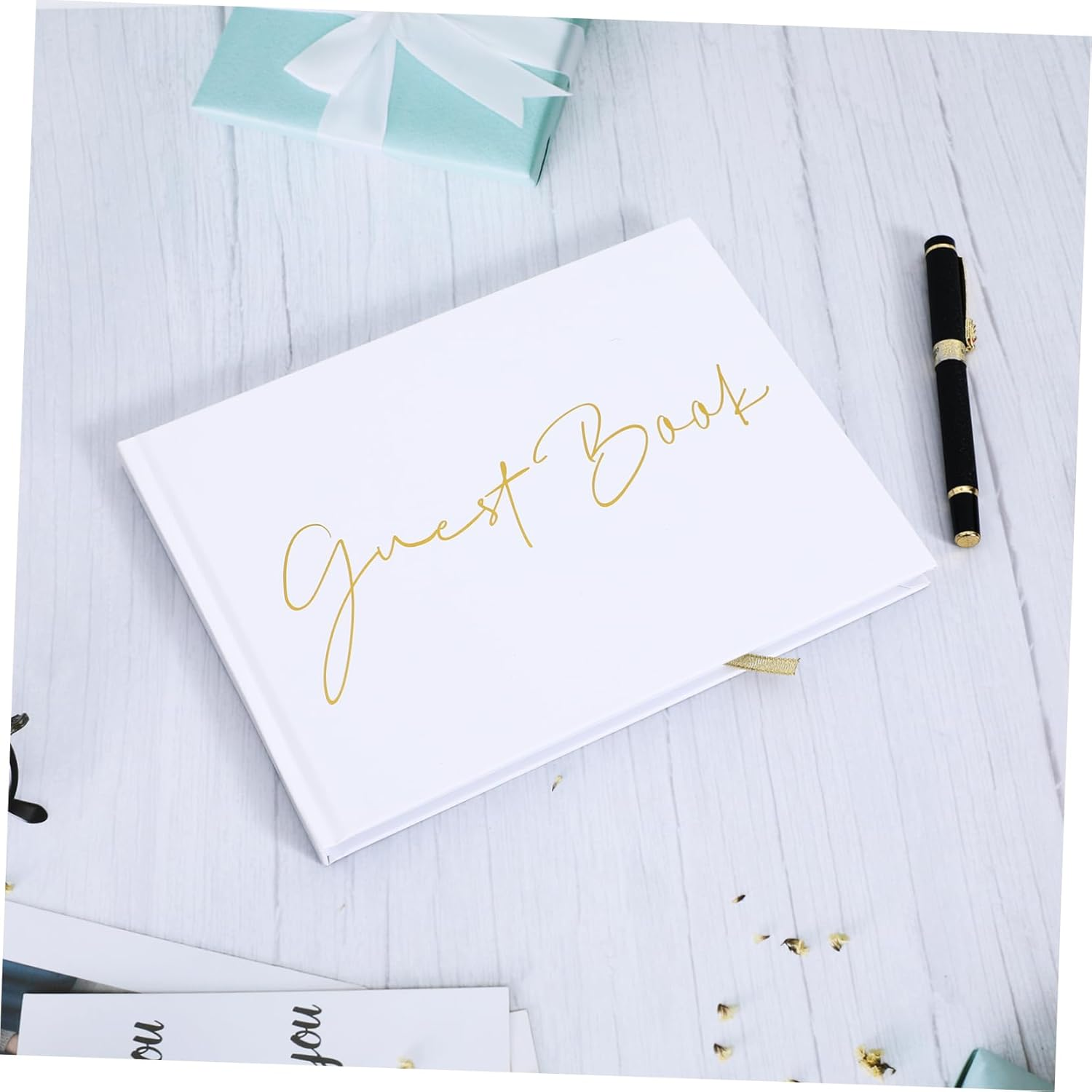 TEHAUX Guest Book Album Versatile Photo Album for Weddings Birthdays and Travel Simple Layout for Cherished Memories Meaningful Present For image number 1