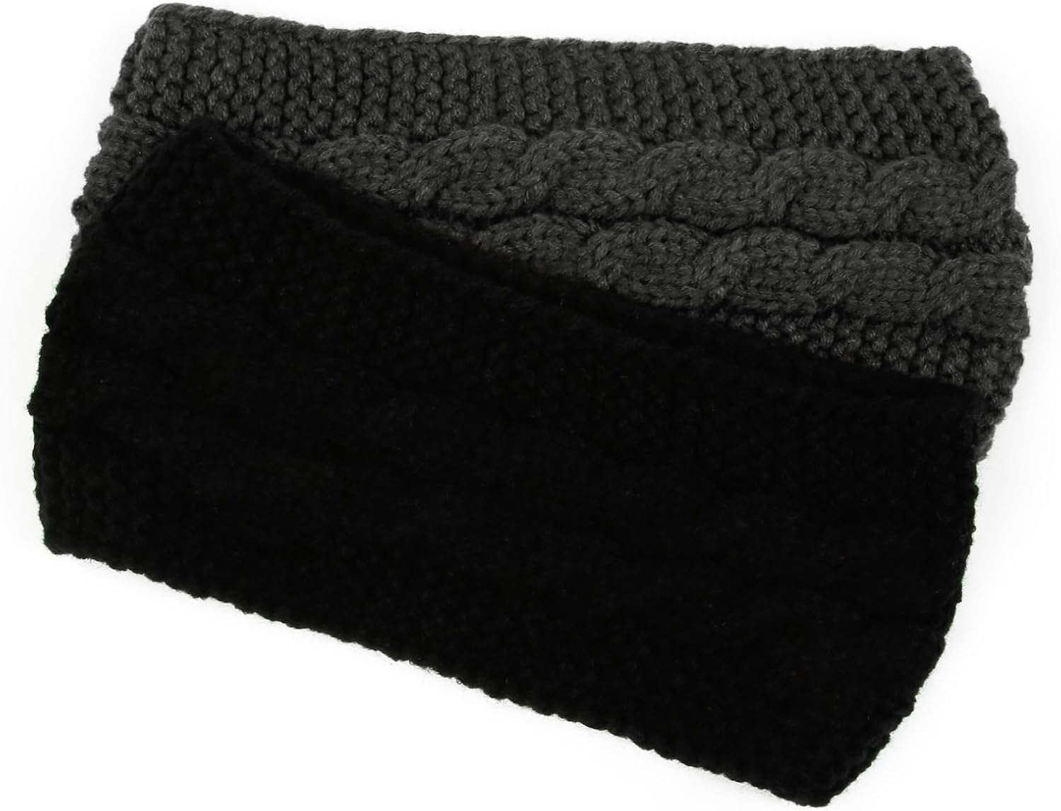 Pack of 2 Women'S Winter Headbands, Knitted Hair Band, Ear Warmers, Girls, Women, Elastic, Wide, Warm, Winter Crocheted Hair Bands, Thick Headband, Hair Accessories, Headband image number 5