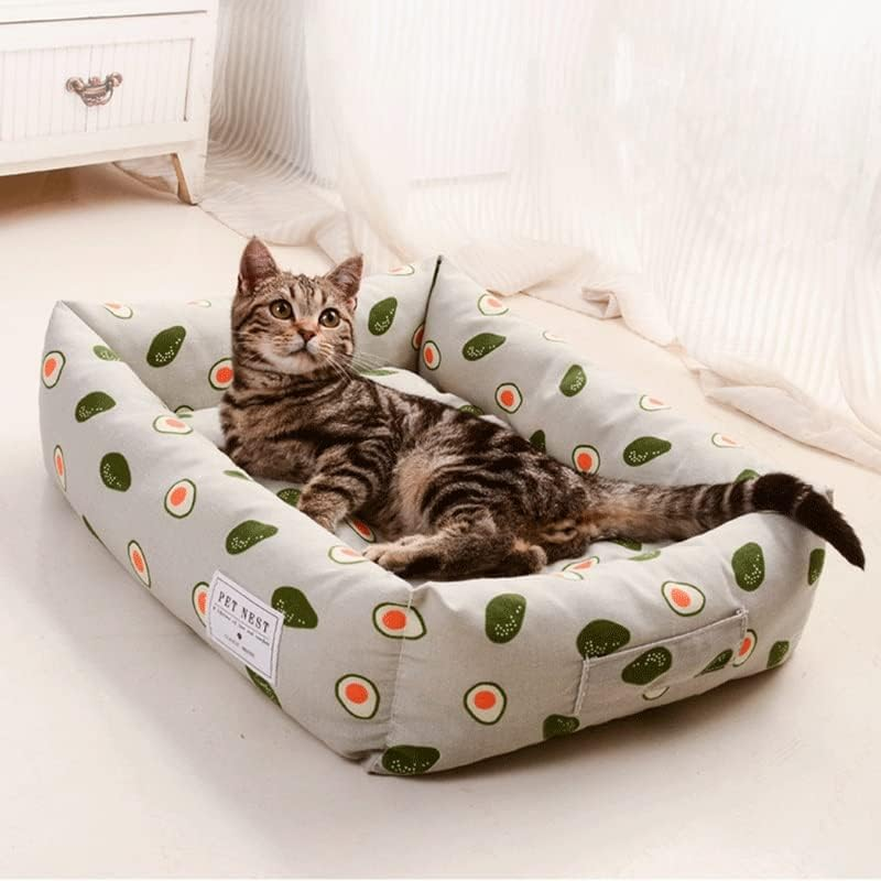 Dog Bed Mattress Waterproof Dog Bed Large Small Dog Bed Lounge Sofa 115 * 85CM Washable Dog Pillow Mattress with Water Resistant Oxford Fabric for Dog Crate (Color : A, Size : L (60Cm*50Cm)) image number 2