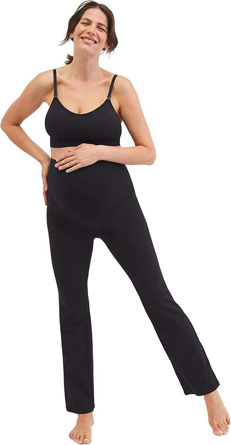 Motherhood Maternity Womens Active Secret Fit Belly Boot Cut Yoga Pant Yoga Pants