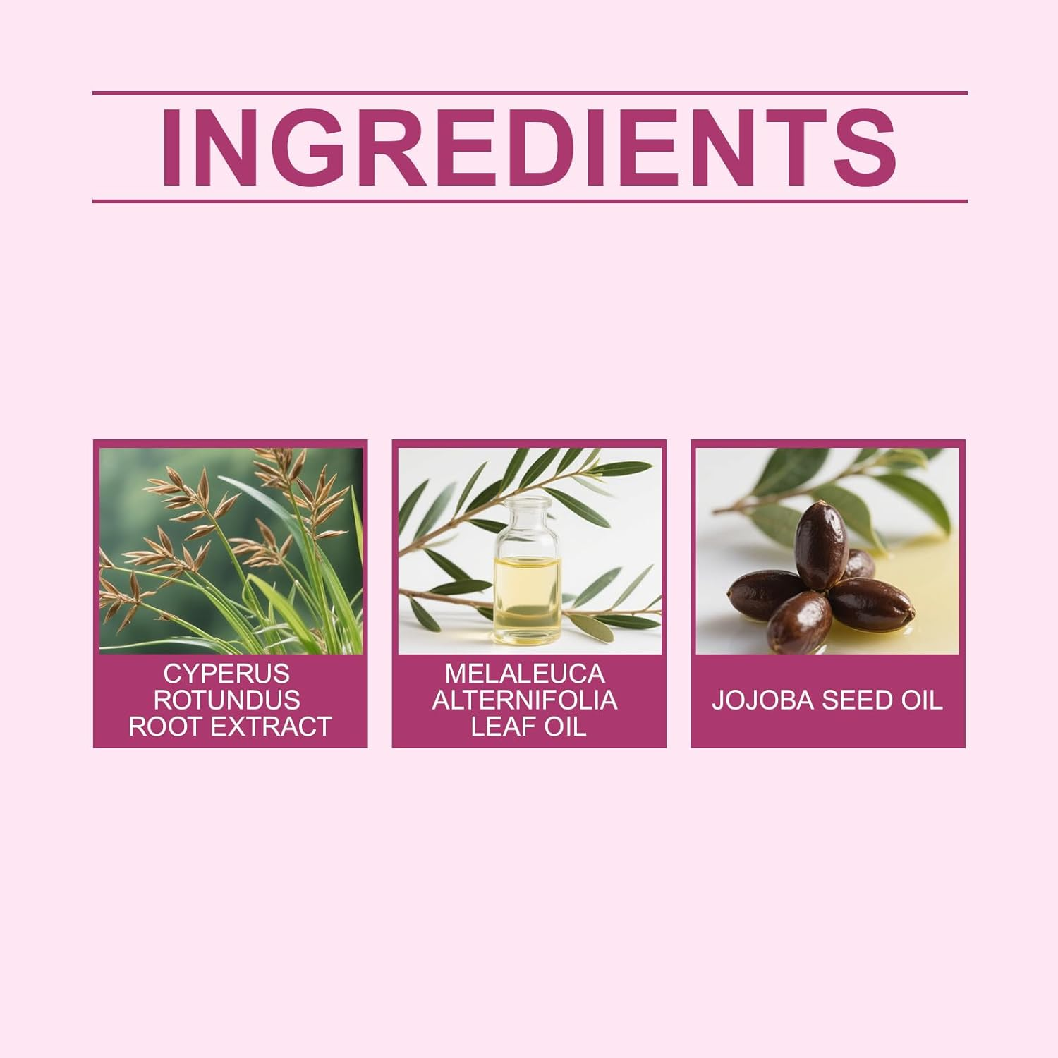 Cyperus Rotundus Oil for Hair Removal - Natural Soothing Moisturizing Oil to Reduce Ingrown Hairs and Smooth Skin, Lightweight, Non-Greasy image number 4