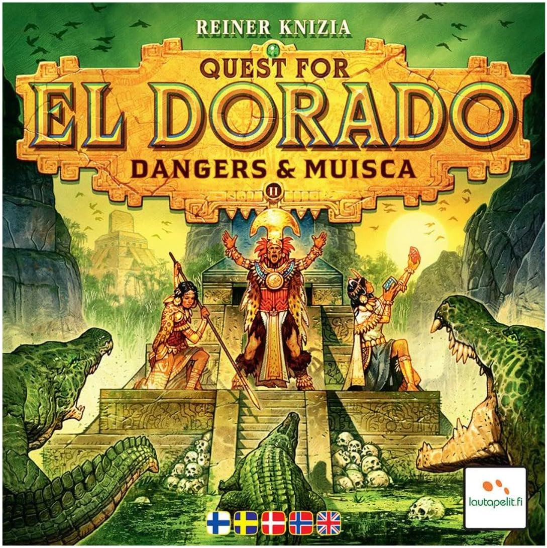 Meeple the Quest for El Dorado Dangers and Muisca Expansion Game
