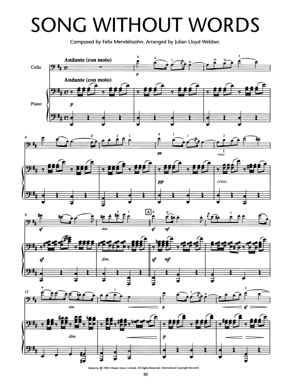 THE GREAT CELLO SOLOS ESS REPERTOIRE for CELLO and PIANO image number 2