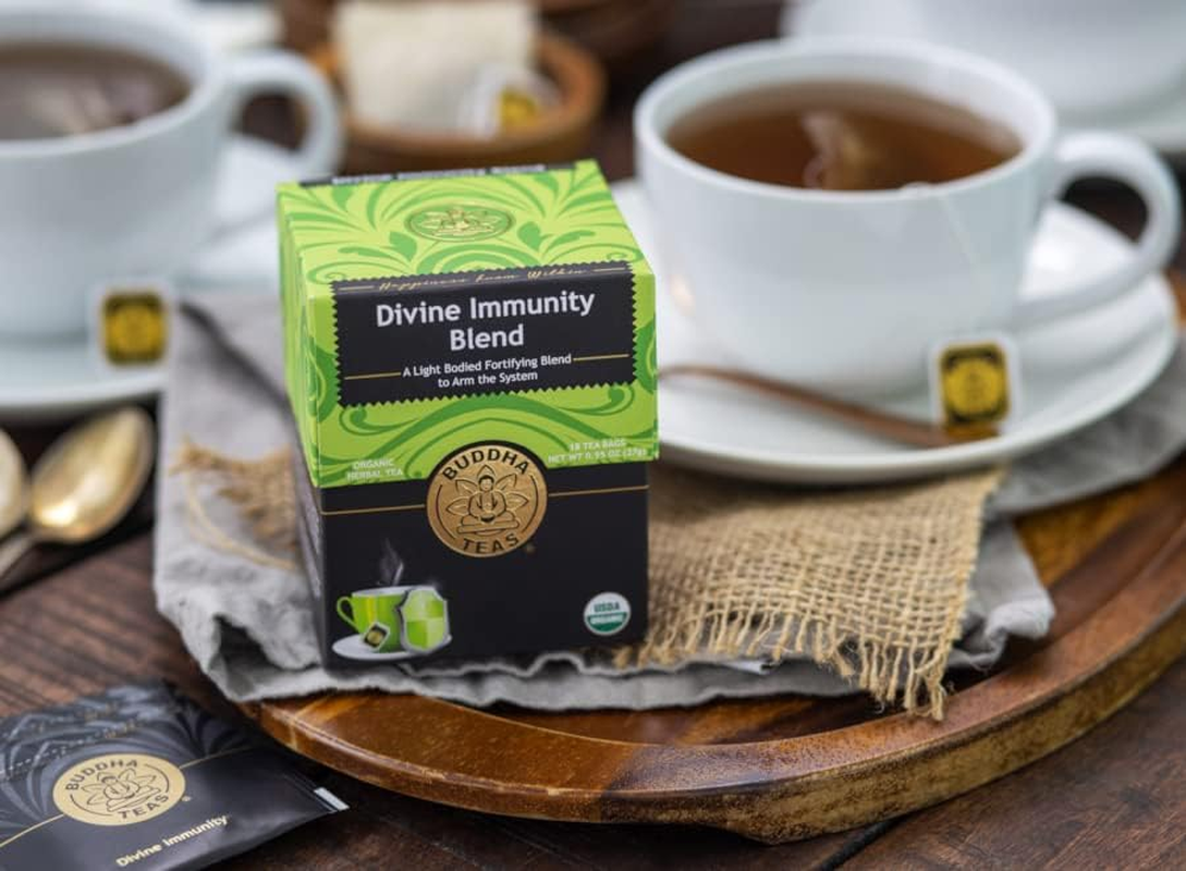 Buddha Teas Organic Divine Immunity Blend Tea 18 Teabags image number 4