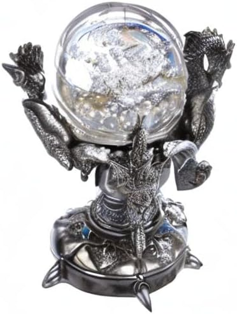 Design Toscano QS291672 Dragons of Corfu Castle Mystic Glass Globe, Silver image number 4