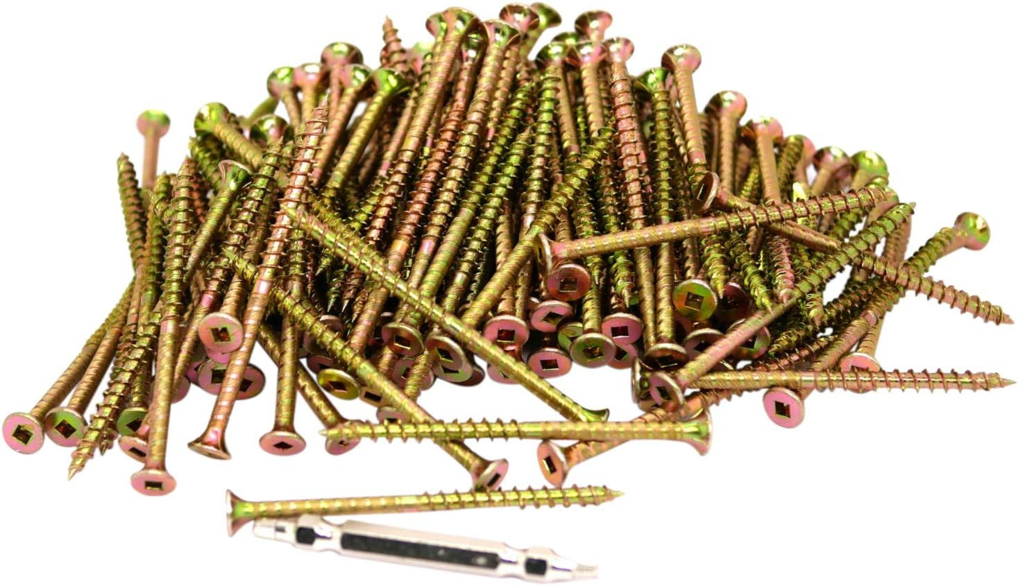 Dandori Bis V-AKX075-RX Small AK Screws, 3.0 Inches (75 Mm), No. 24 Box, Hard Wood, Loot Mounting, 72 Pieces image number 3