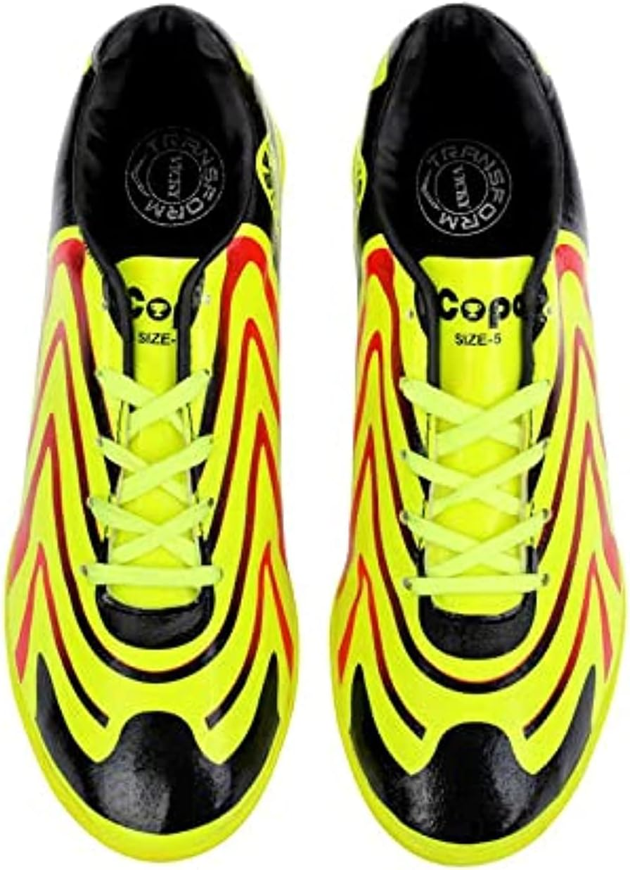 Vicky Transform I-Copa Futsal Shoe (Neon Yellow)-Size-Uk 4 image number 5