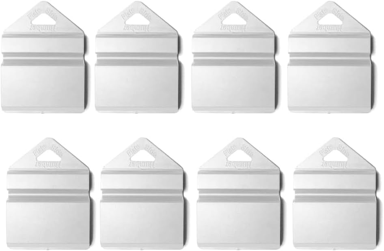 Clip It on 8-Pack No Drill License Plate Mounting Kit, Universal Quick Install Front & Rear Holder Frame with Durable Plastic Clips for Cars, Trucks and Suv(Black)