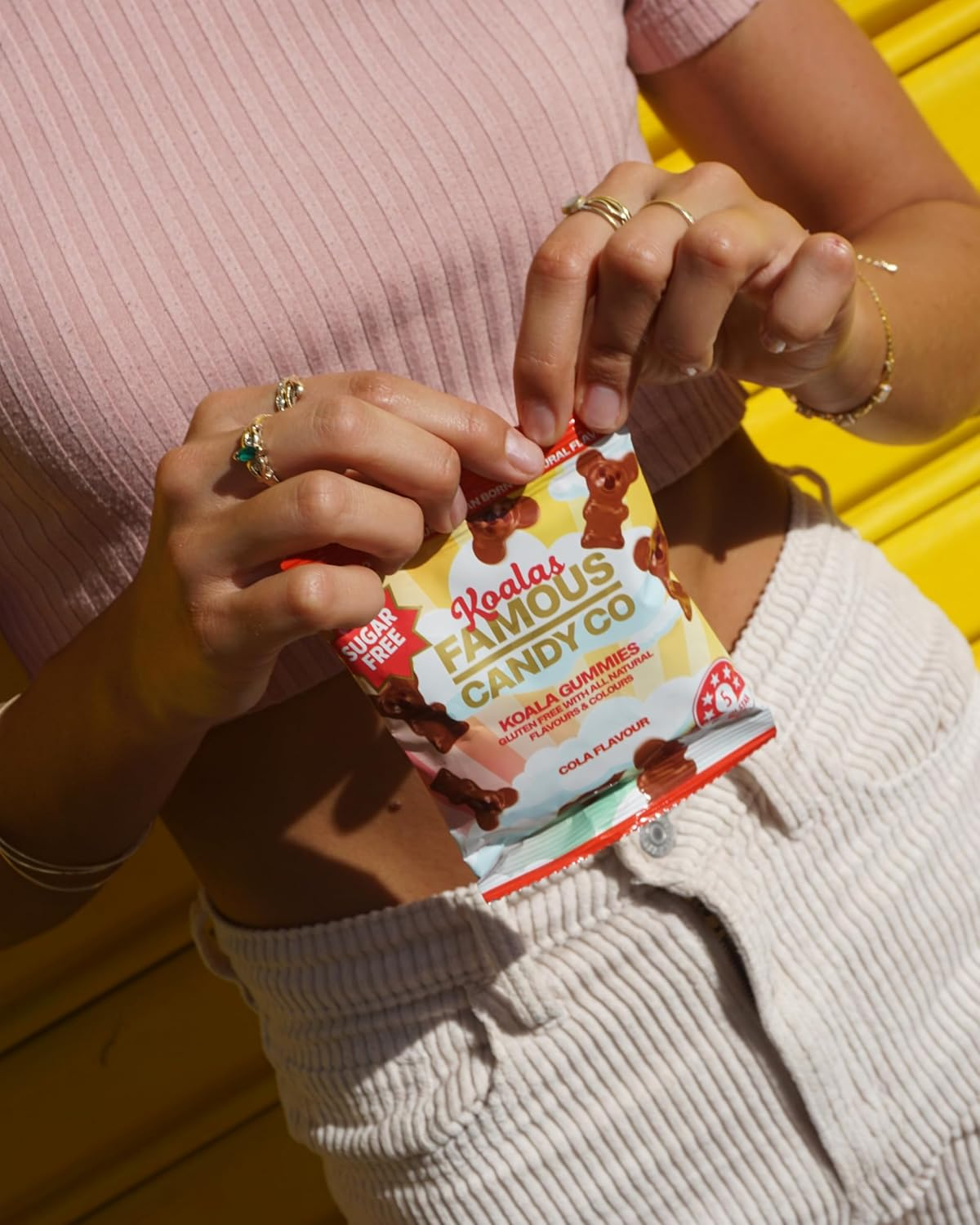 Famous Candy Koalas Cola 50 G (10 Bags) image number 3