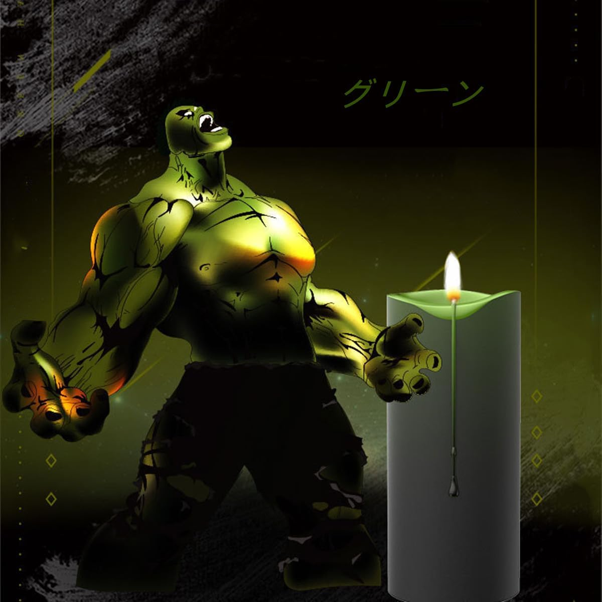 Discoloring Cryogenic Drop Candle, Scented Warming Color Changing Candle (Red) image number 5