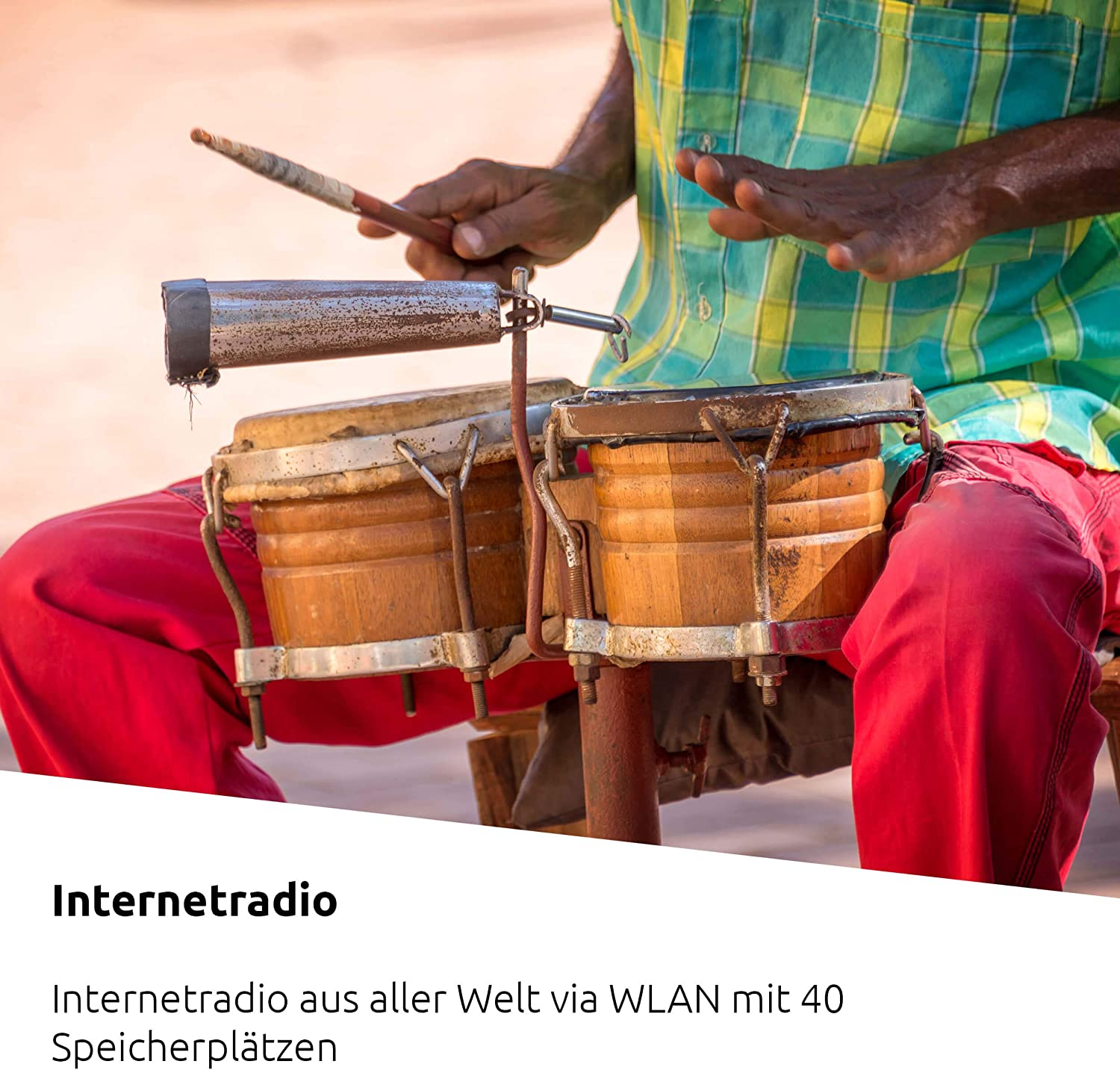 Technisat TECHNIRADIO 4 IR - Compact Internet Radio Design Radio (DAB+, FM, Internet via Wifi, Dimmable Colour Display, Alarm Clock, Equalizer, Program Memory, 3W Mono Speaker) Black/Silver image number 6