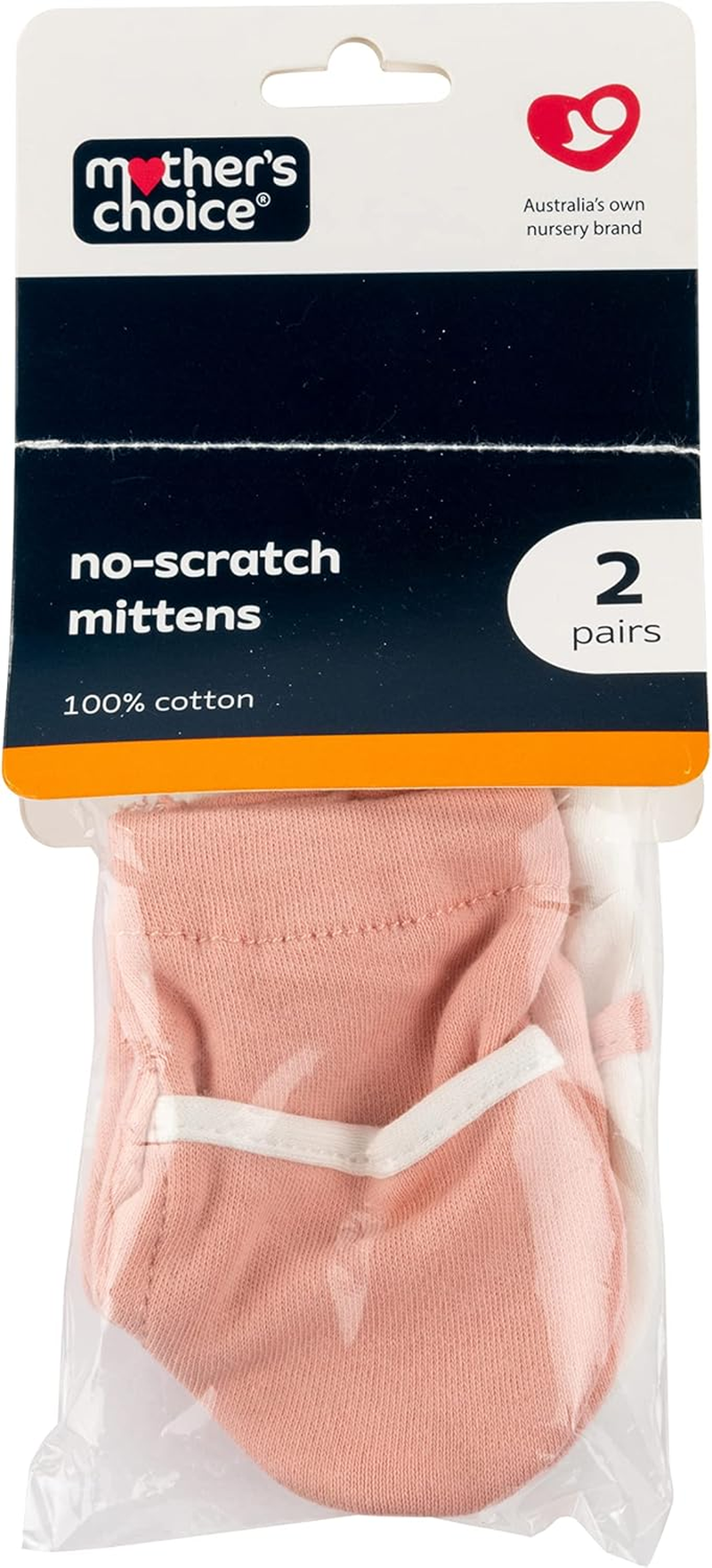 Mother'S Choice No Scratch Baby Mittens - Blue image number 3