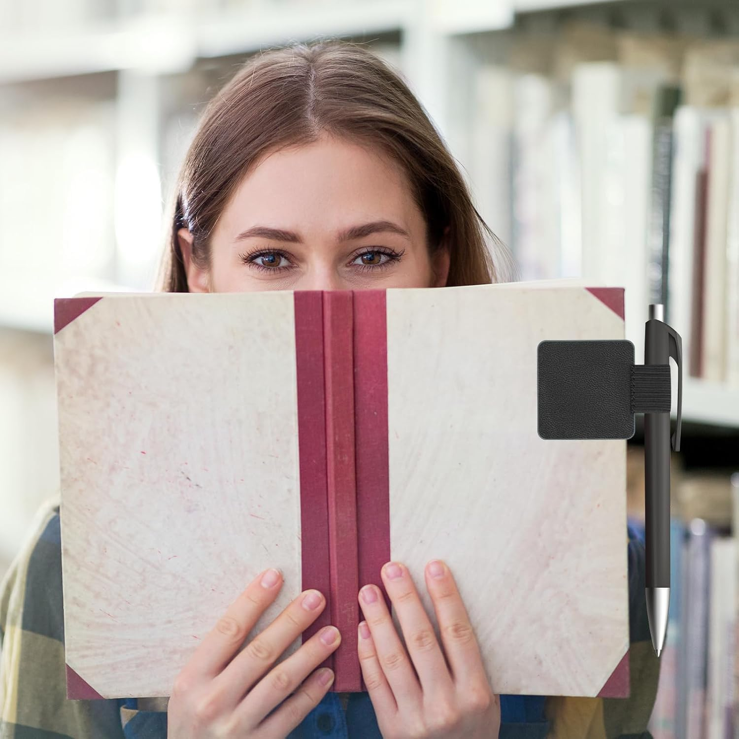 10PCS Self Adhesive Pen Loop Holder, Betterjonny Colourful Leather with Durable Elastic Loop | Anti-Loss & Portable for Notebooks, Journaling Supplies, Planners & Calendars image number 4