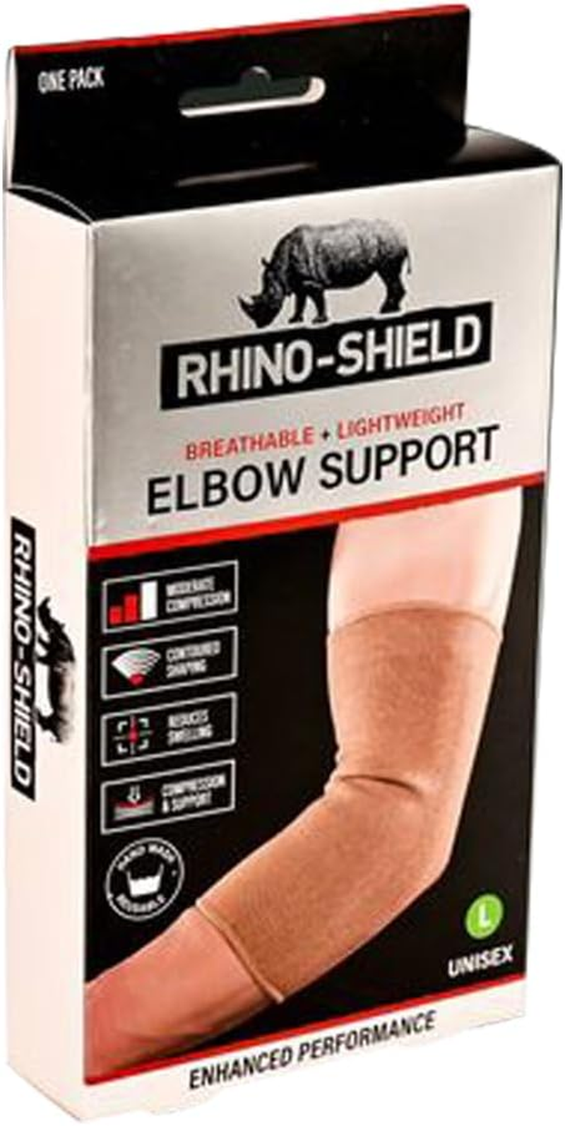 Rhino Shield Elbow Support, Small/Medium/Large